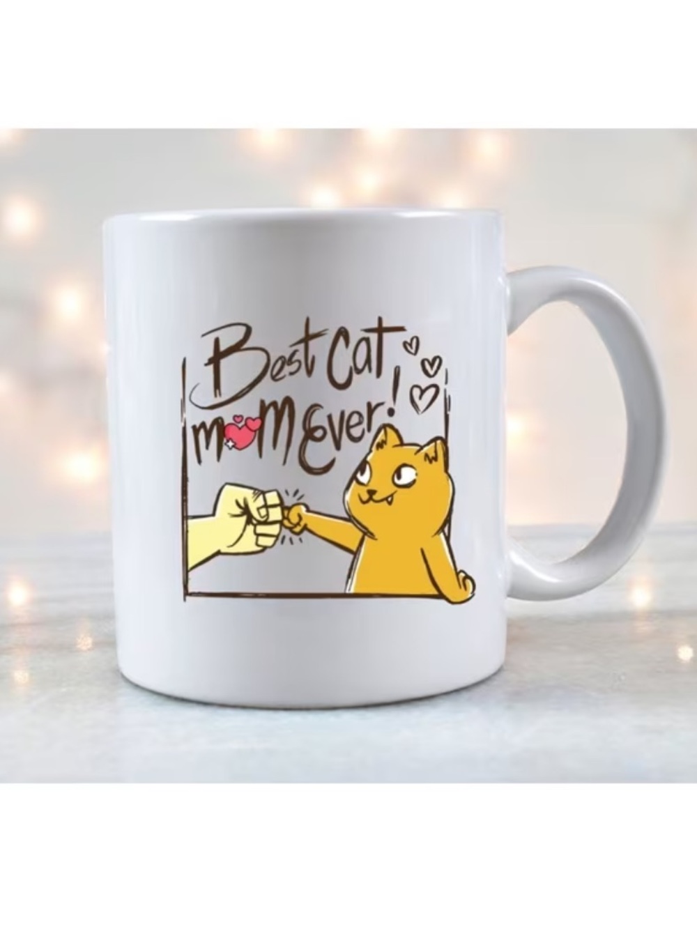 “Best Cat Mom Ever' Mug - Picture 2 of 7